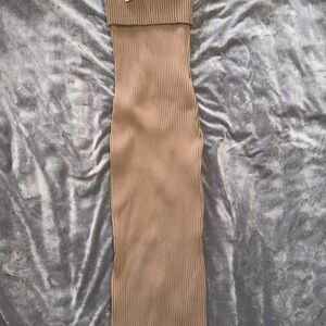 DEAL 3 Forever 21 Tan Ribbed Pencil dresses for price of 1!!!!!!